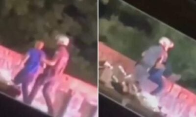 VÍDEO: PM que jogou homem de ponte chora em audiência de custódia