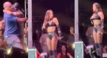 Vídeo: Anitta se irrita com fã que invadiu palco em show de ano-novo: ‘Zumbi’
