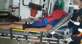 Homem sofre tiro acidental durante trabalho em fazenda
