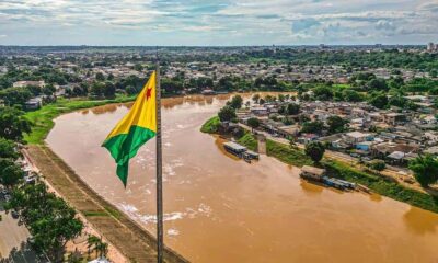 Acima da cota de alerta, Rio Acre continua subindo e marca 13,66 metros em Rio Branco