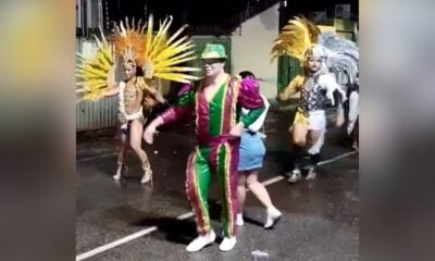 Unidos do Fuxico encerra desfile com lendas e mistérios da lua cheia no Carnaval da Família