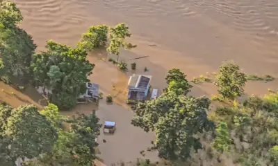 Rio Acre, em Brasiléia, diminui mais de 2 metros e sai da cota de atenção