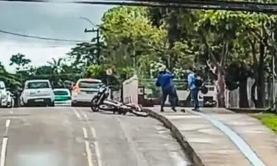 Vídeo: motociclistas partem para briga após acidente em Rio Branco