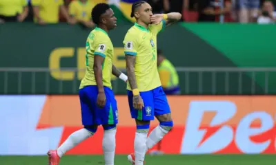 Vini Jr decide no fim, e Brasil vence Colômbia em jogo tenso