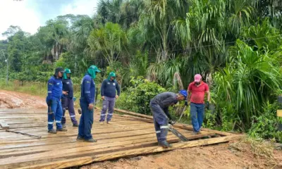 Com situação crítica em ramais, 10 pontes são recuperadas no Juruá