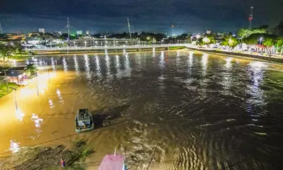 Na capital, nível do Rio Acre continua com sinal de vazante e registra 14,25 metros às 21 horas