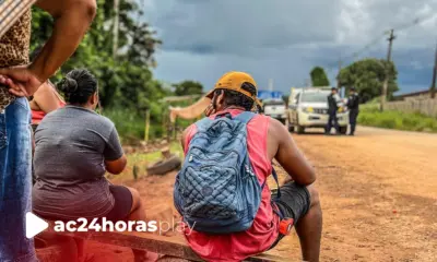 PM tenta desmobilizar acampamentos no Distrito Industrial