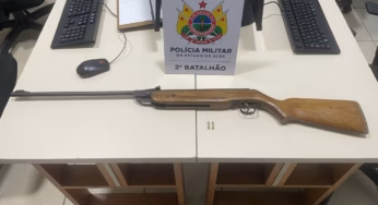 Adolescente é apreendido com arma de fogo no bairro Taquari