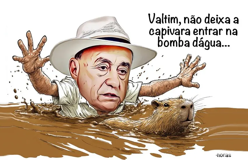 O ataque da capivara…