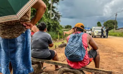 PM tenta desmobilizar acampamentos no Distrito Industrial