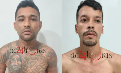 Dupla é presa por porte ilegal de arma de fogo em Rio Branco