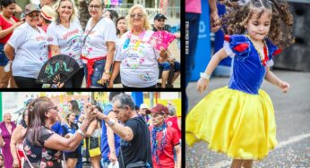Crianças e idosos viram atração no terceiro dia do Carnaval da Família, em Rio Branco
