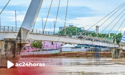 Com chuvas abaixo do esperado, nível do rio Acre deve diminuir nos próximos dias