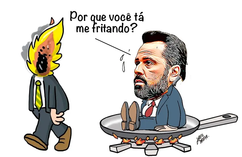 Fritando em fogo alto