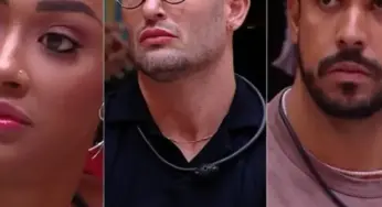 BBB 25: Aline, Diego Hypolito e Maike estão no 10º Paredão
