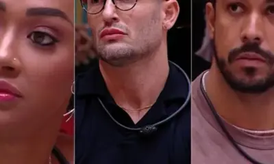 BBB 25: Aline, Diego Hypolito e Maike estão no 10º Paredão