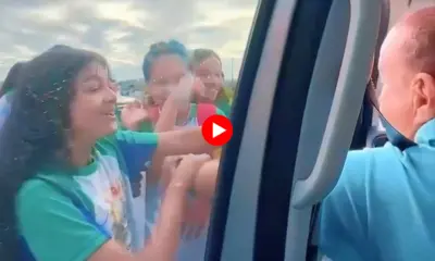 Em Acrelândia, Bocalom chora com homenagem e é ovacionado por crianças