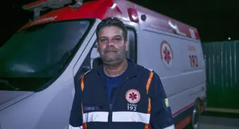 Samu mantém ambulância de prontidão durante Festa do Trabalhador na Arena da Floresta