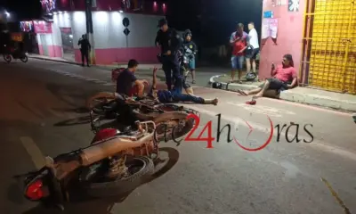 Colisão entre motocicletas deixa dois homens feridos em Rio Branco