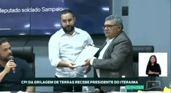 CPI da Grilagem recomenda cancelamento de títulos irregulares emitidos pelo Instituto de RR