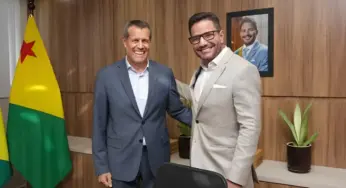 Governador recebe embaixador da Suíça para discutir parcerias estratégicas