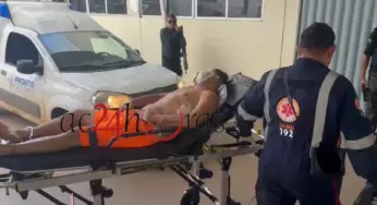 Detento agredido por colegas de cela é salvo por policiais em Senador Guiomard