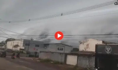 ‘Nuvem prateleira’ chama atenção de moradores em Rio Branco