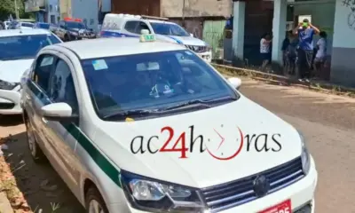 Taxista é achado morto dentro do carro no bairro Preventório, em Rio Branco