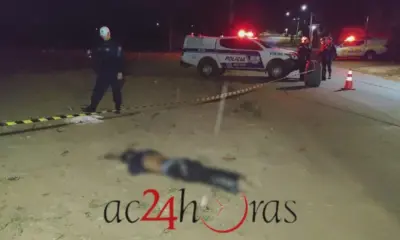 Vendedor de picolé morre atropelado na Rodovia AC-10, em Rio Branco