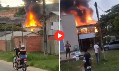 Família tem casa incendiada e perde tudo em Cruzeiro do Sul