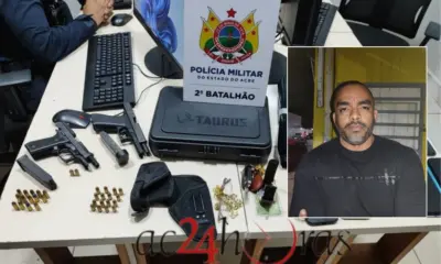 Líder do Comando Vermelho e cinco comparsas são presos após PM desmantelar cativeiro em Rio Branco