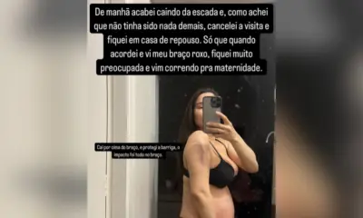 Grávida, influenciadora acreana sofre queda e vai parar na maternidade