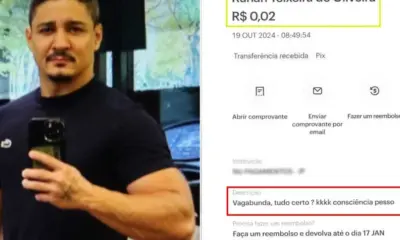 Foragido, filho de ex-prefeito usava PIX para ofender e perseguir ex-namorada