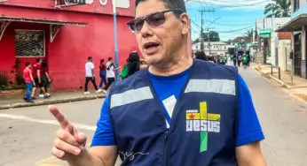 Parte do público da Marcha Para Jesus em Rio Branco prefere ir direto para o show
