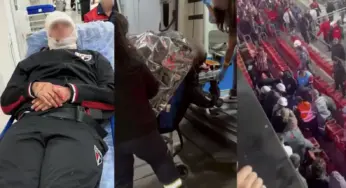 Placa de ferro cede e fere torcedores no Morumbis durante jogo do São Paulo
