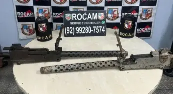 Sargento da PM é preso em Manaus com duas metralhadoras de uso restrito