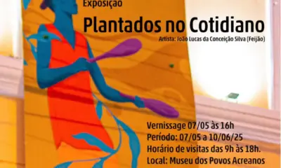 Museu dos Povos Acreanos recebe exposição “Plantados no Cotidiano”, de João Lucas da Conceição Silva (Feijão)