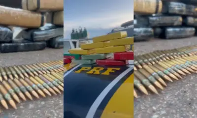 Servidor da Saúde é preso com 36 kg de drogas e munições de fuzil