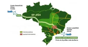 Ferrovia Brasil-China pode reduzir tráfego e acidentes na BR-364, em Rondônia