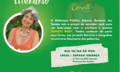 Papo Literário promove encontro com a escritora Francis Mary na Biblioteca Pública