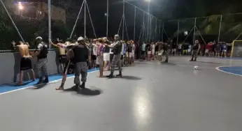 Polícia Militar encerra torneio de futsal que oferecia maconha como prêmio em Manaus