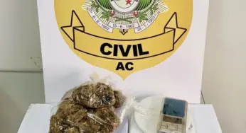 Polícia apreende droga em bairros de Cruzeiro do Sul