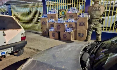 PRF apreende mais de 8 mil maços de cigarros contrabandeados no Acre