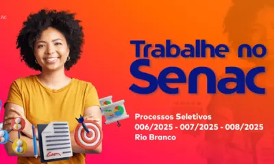 Senac abre vagas para orientadores educacionais em Rio Branco