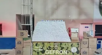 Gefron apreende mais de 11 mil maços de cigarros contrabandeados da Bolívia