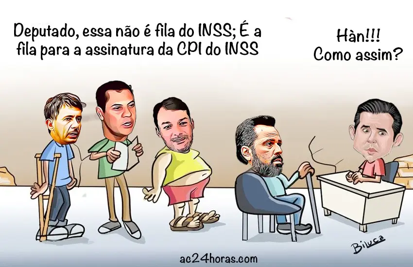 A fila não anda…