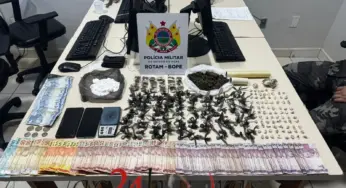 Criminosos são presos com drogas e dinheiro no bairro Mocinha Magalhães, em Rio Branco