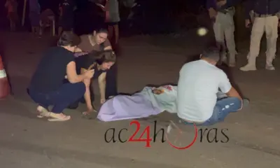Atropelamento deixa um morto e motorista foragido na BR-317