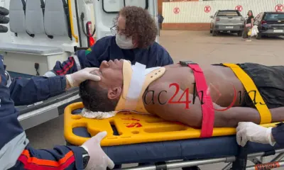 No Acre, homem fica em estado grave após cair de pé de Jambo