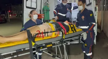 Motociclista sofre queda e bate a cabeça após perder controle de moto em Rio Branco